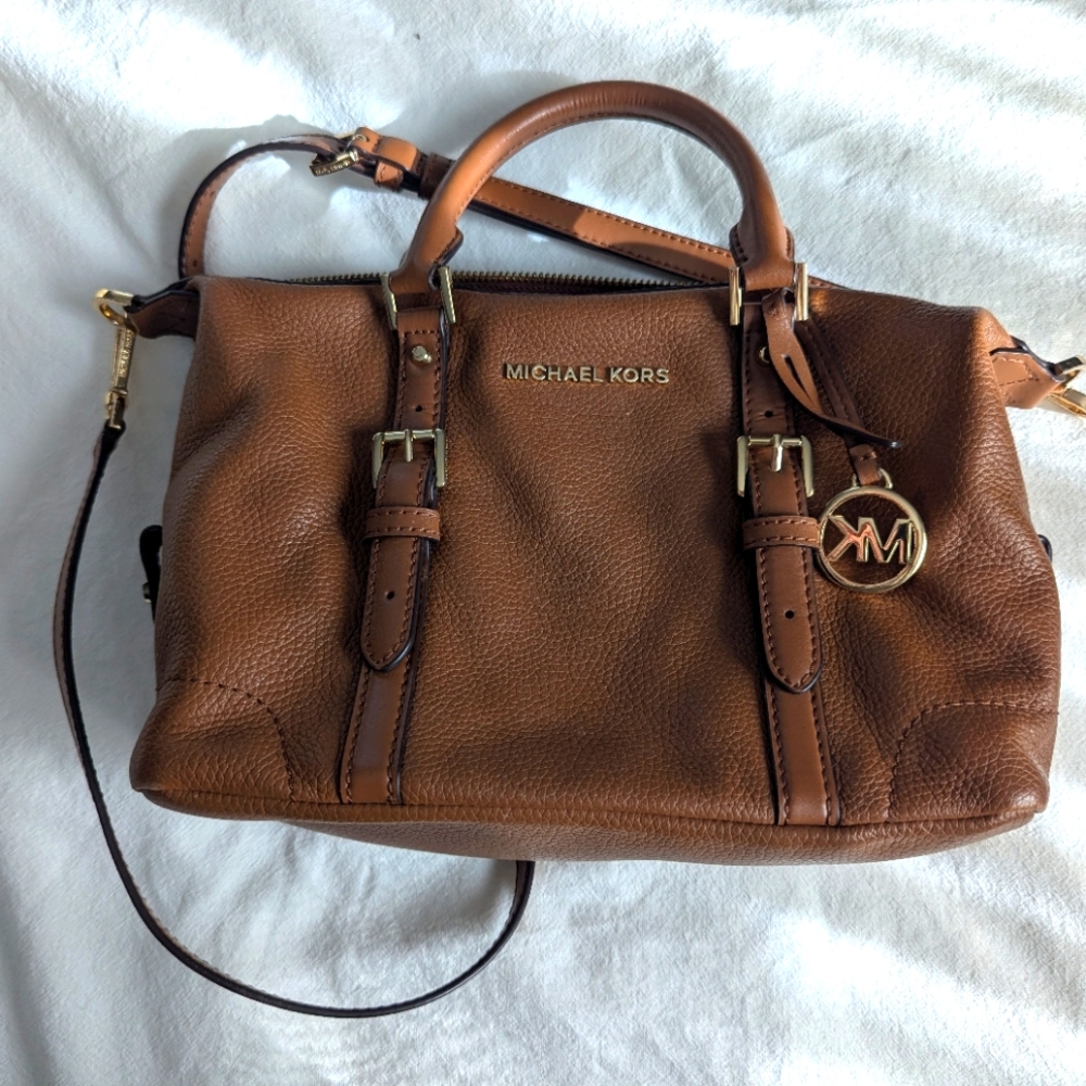 Michael Kors Brown Leather Satchel